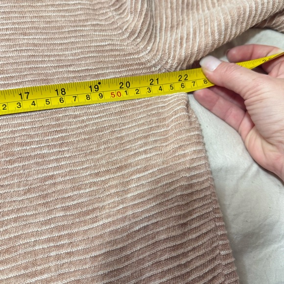 Madewell Knit Duster Long Ribbed Texture Cardigan Powder Pink Women’s Size M - Picture 10 of 10